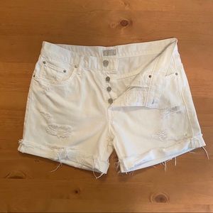 MOTHER Loosey Fray Short in Party Crashers